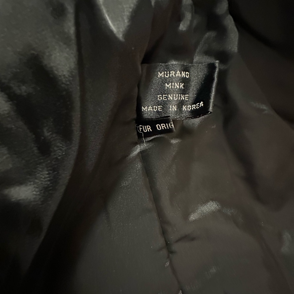 Saga Furs Black Mink Fur Coat - Picture 8 of 16